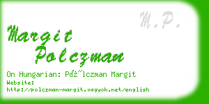 margit polczman business card